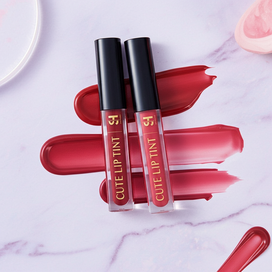 Cute Lip Tint – Cherry Red C01 & Berry Pink C02