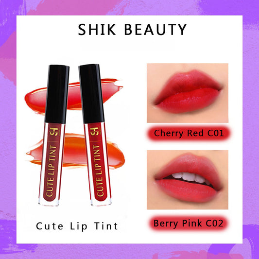 Cute Lip Tint – Cherry Red C01 & Berry Pink C02
