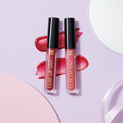 Cute Lip Tint – Cherry Red C01 & Berry Pink C02