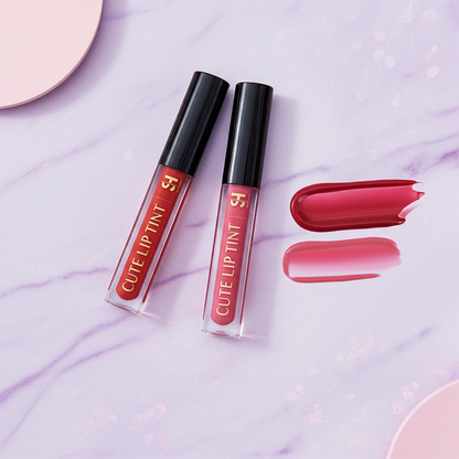 Cute Lip Tint – Cherry Red C01 & Berry Pink C02